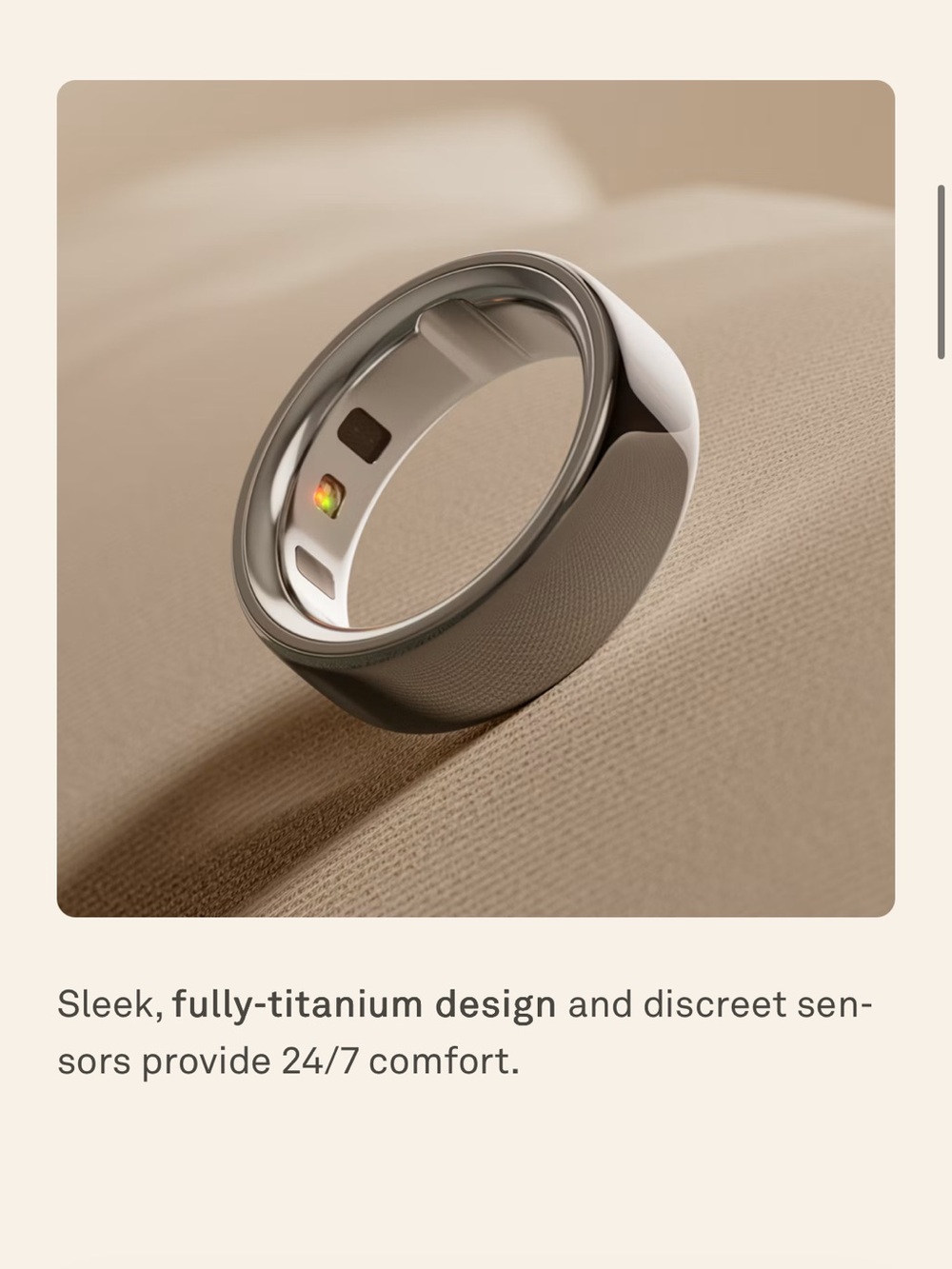 Oura 4 Smart Ring - Silver Size 7 NWT - Picture 4 of 11
